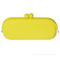 2012 Fashion Yellow Pochi Silicone Coin Eyeglasses Purse For Women